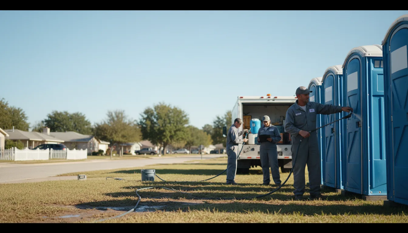 Long-Term Portable Toilet Rental in Ponca City, OK near me